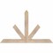 Ekena Millwork Saratoga Smooth Timber Gable Bracket, Douglas Fir, 48"W x 30"H x 1 1/2"D x 3 1/2"F, 15/12 Pitch GBW048X30X0204SAR00SDF - alternate 1